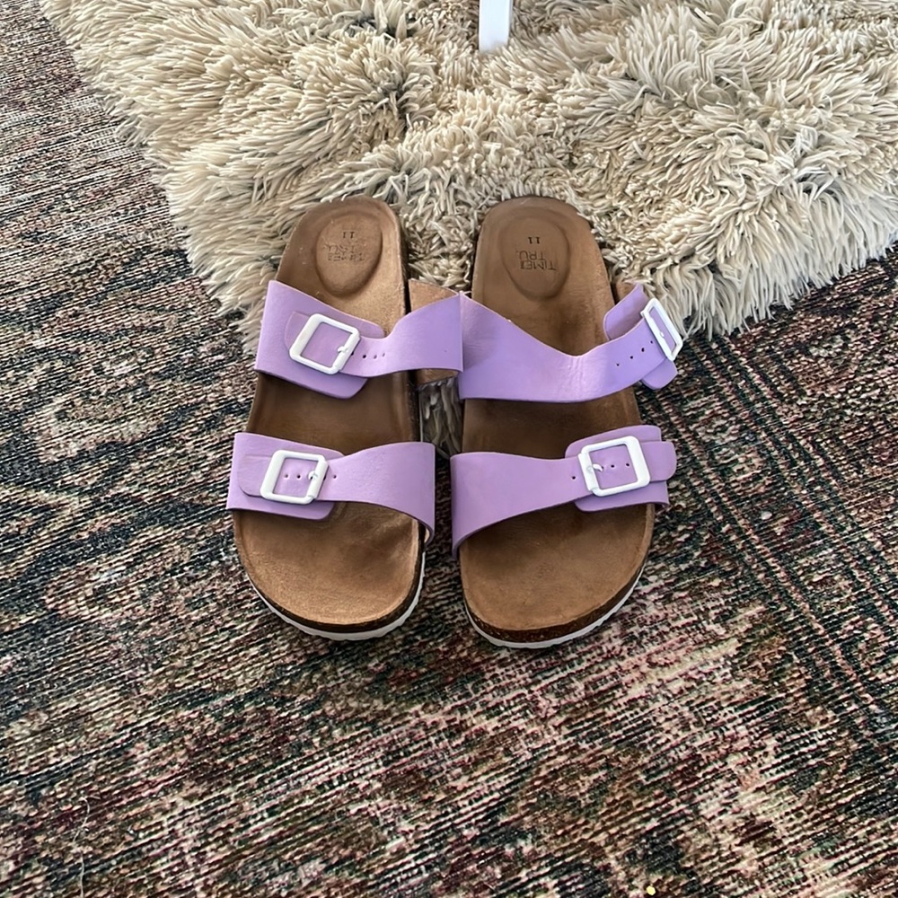 Lavender Two Strap Sandal